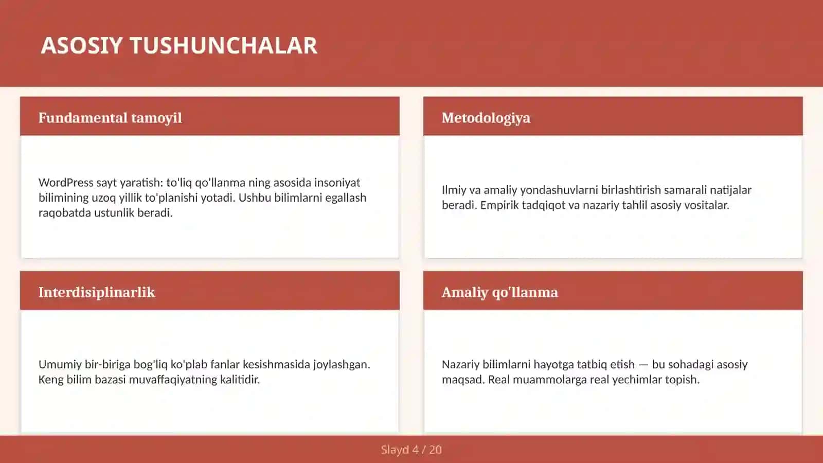 WordPress sayt yaratish: to'liq qo'llanma 4