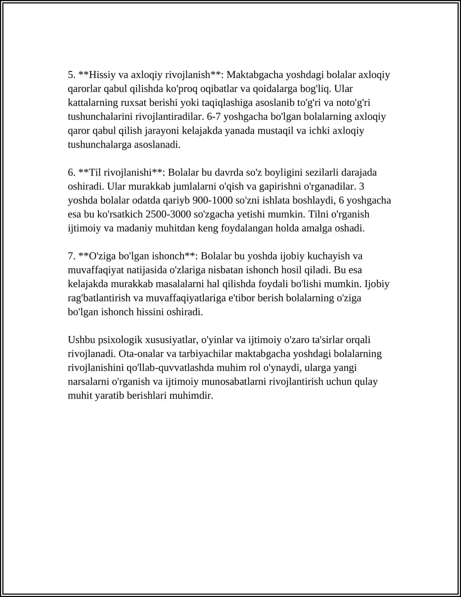 PSIXOLOGNING MAKTABGACHA TARBIYA MUASSASASIDAGI ISHLARI 4