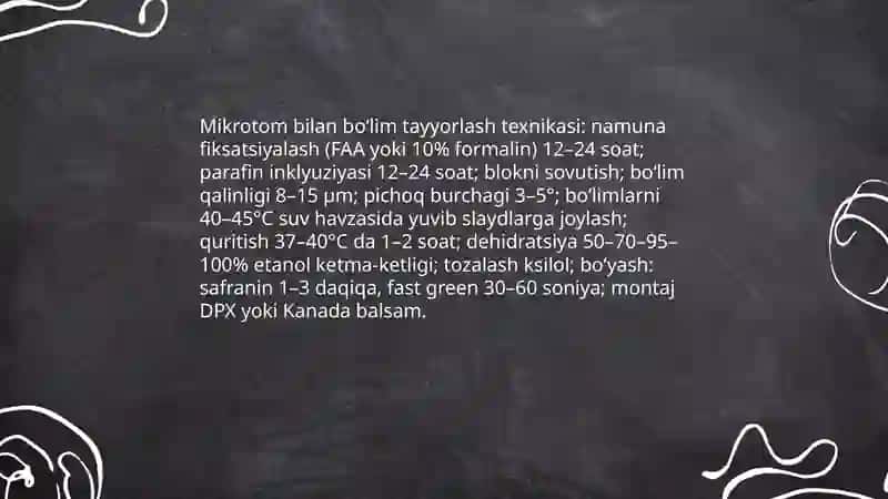 Poyaning ichki tuzilishini mikraskop ostida kuzatish 4