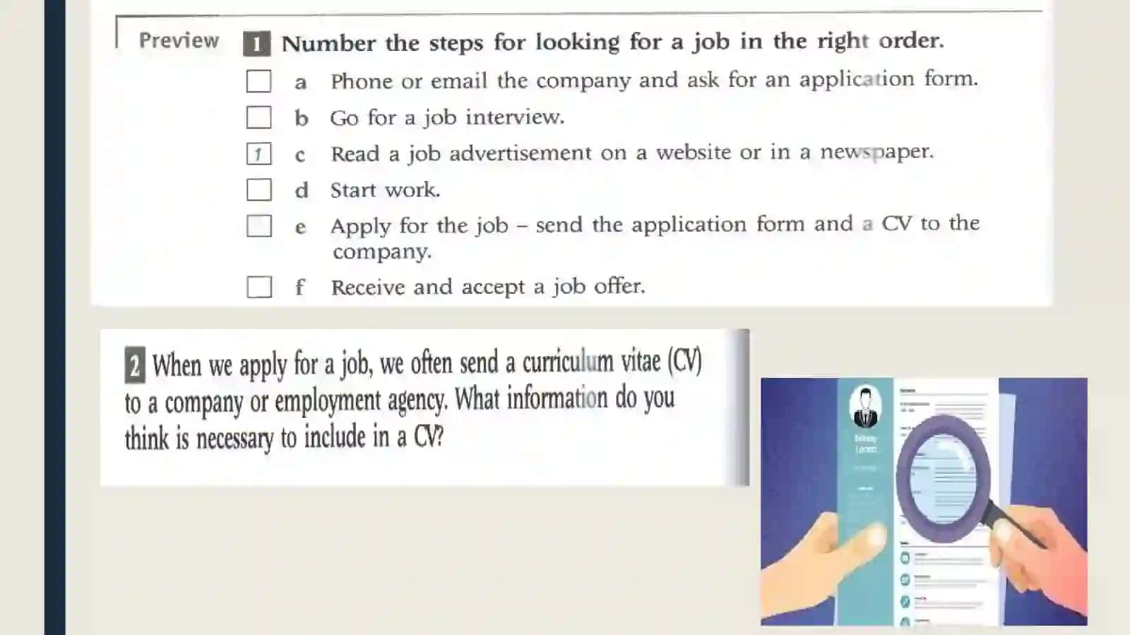 Careers. Employment changes 4