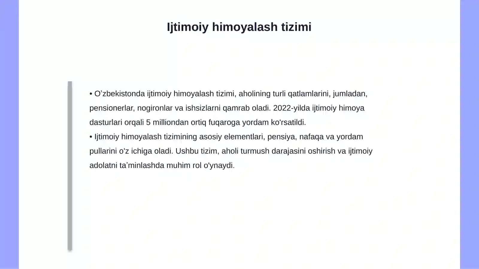 Ish bilan bandlikni taʼminlash va ijtimoiy himoyalash muommolari 4
