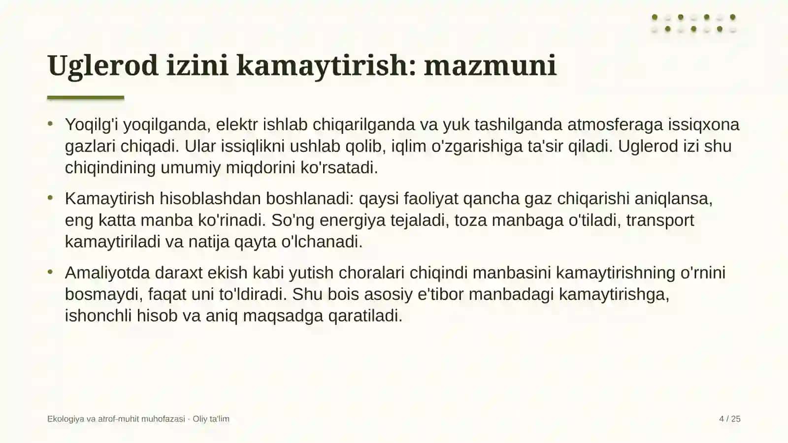 gaz ta'minoti korxonalarida uglerod izini kamaytirish 8633 4