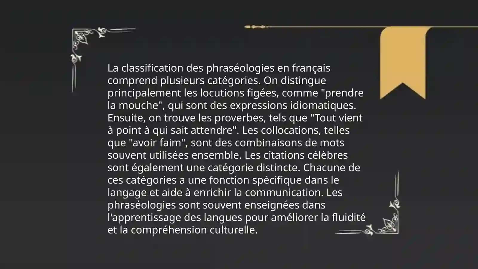 Analyse des termes phraséologique 4