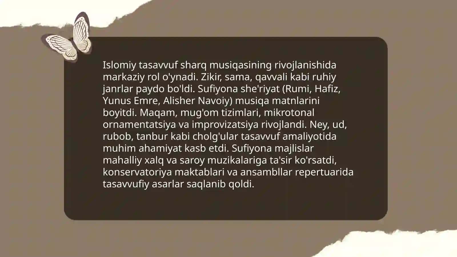 Tasavvuf ta'limotining sharqiy adabiyotga ta'siri 4