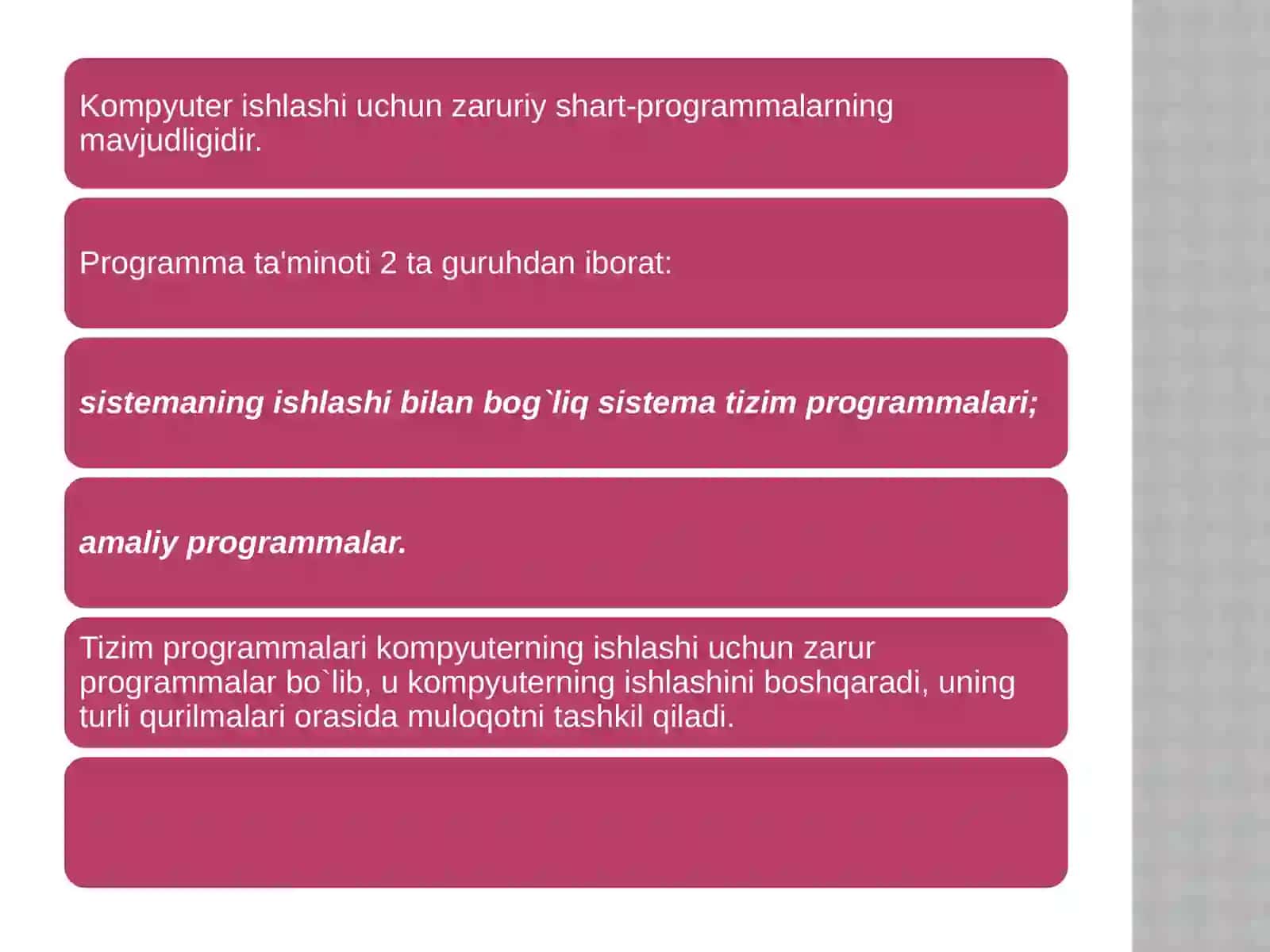 windows operatsion sistemasida ishlash 4