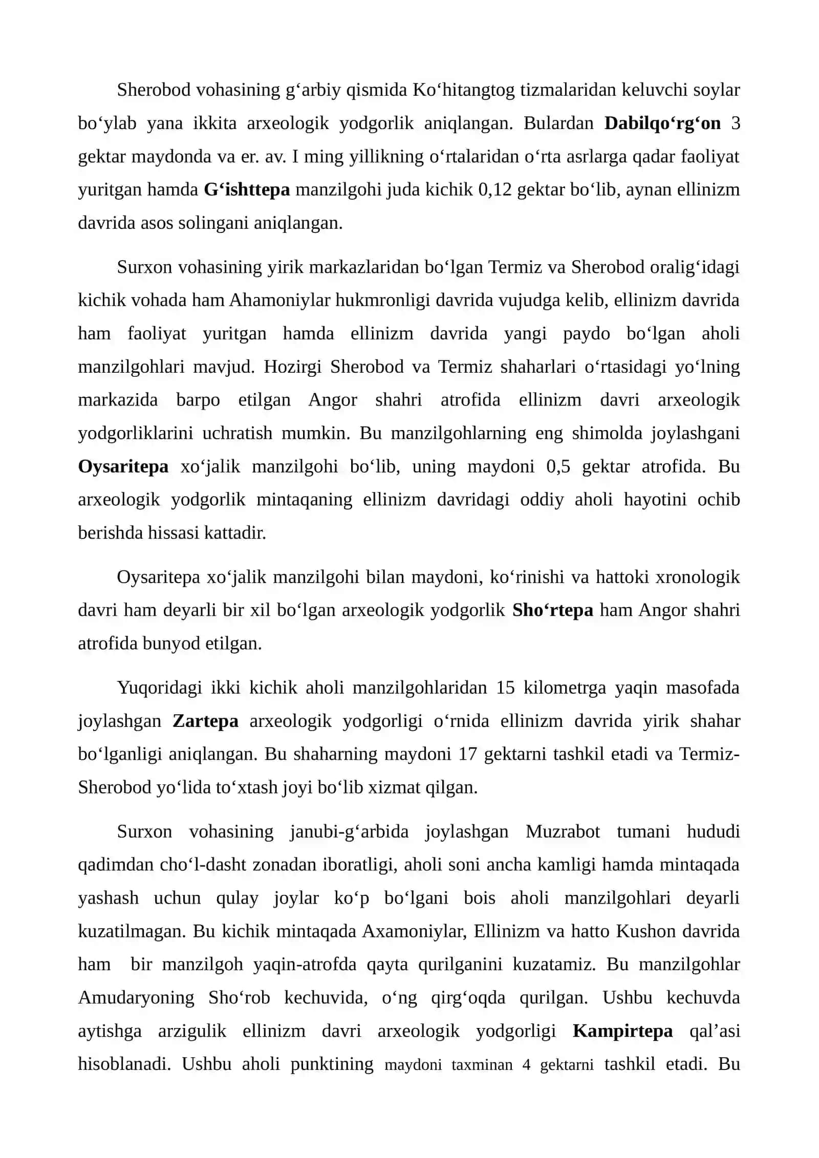 Shimoli-g‘arbiy Baqtriyadagi Ellinizm davri arxeologik yodgorliklari 4