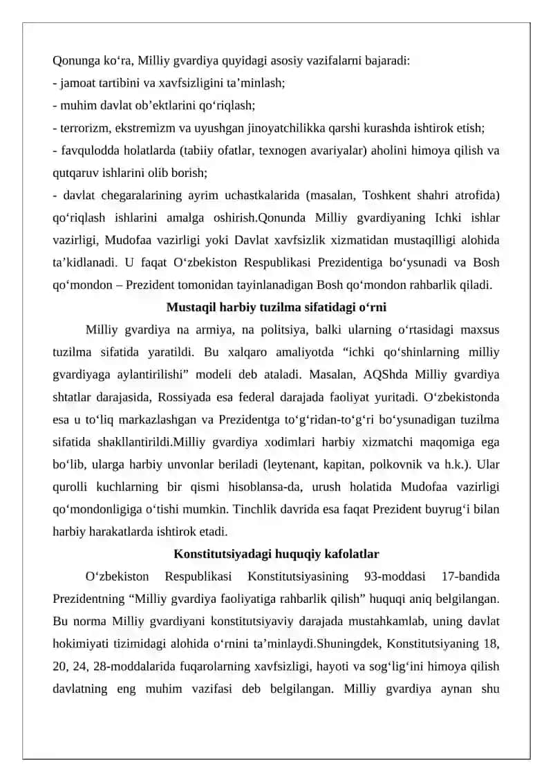 Milliy gvardiyalar va ularning huquqiy asoslari 4