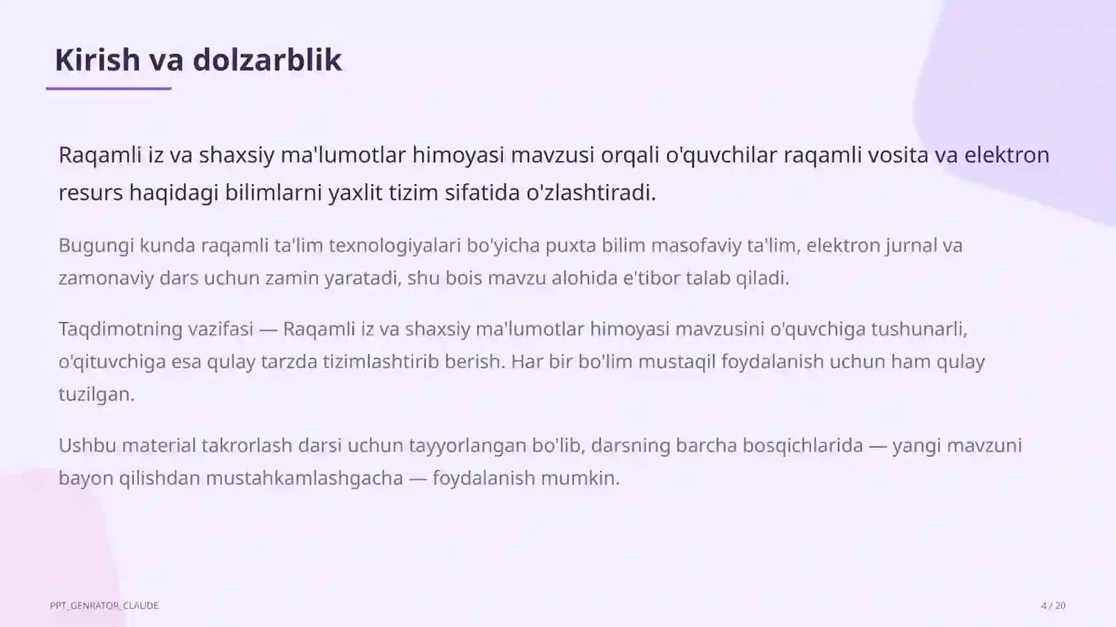 Raqamli iz va shaxsiy ma'lumotlar himoyasi 4