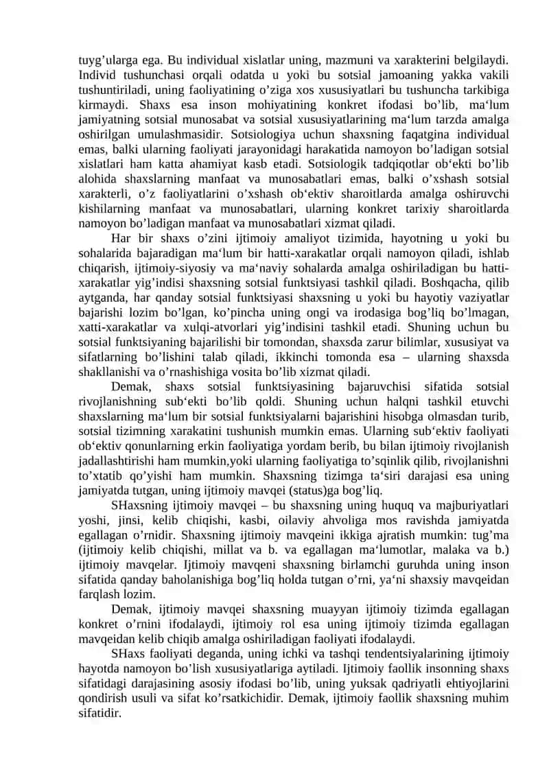 Ijtimoiy-iqtisodiy va siyosiy hayot sotsiologiyasi 4
