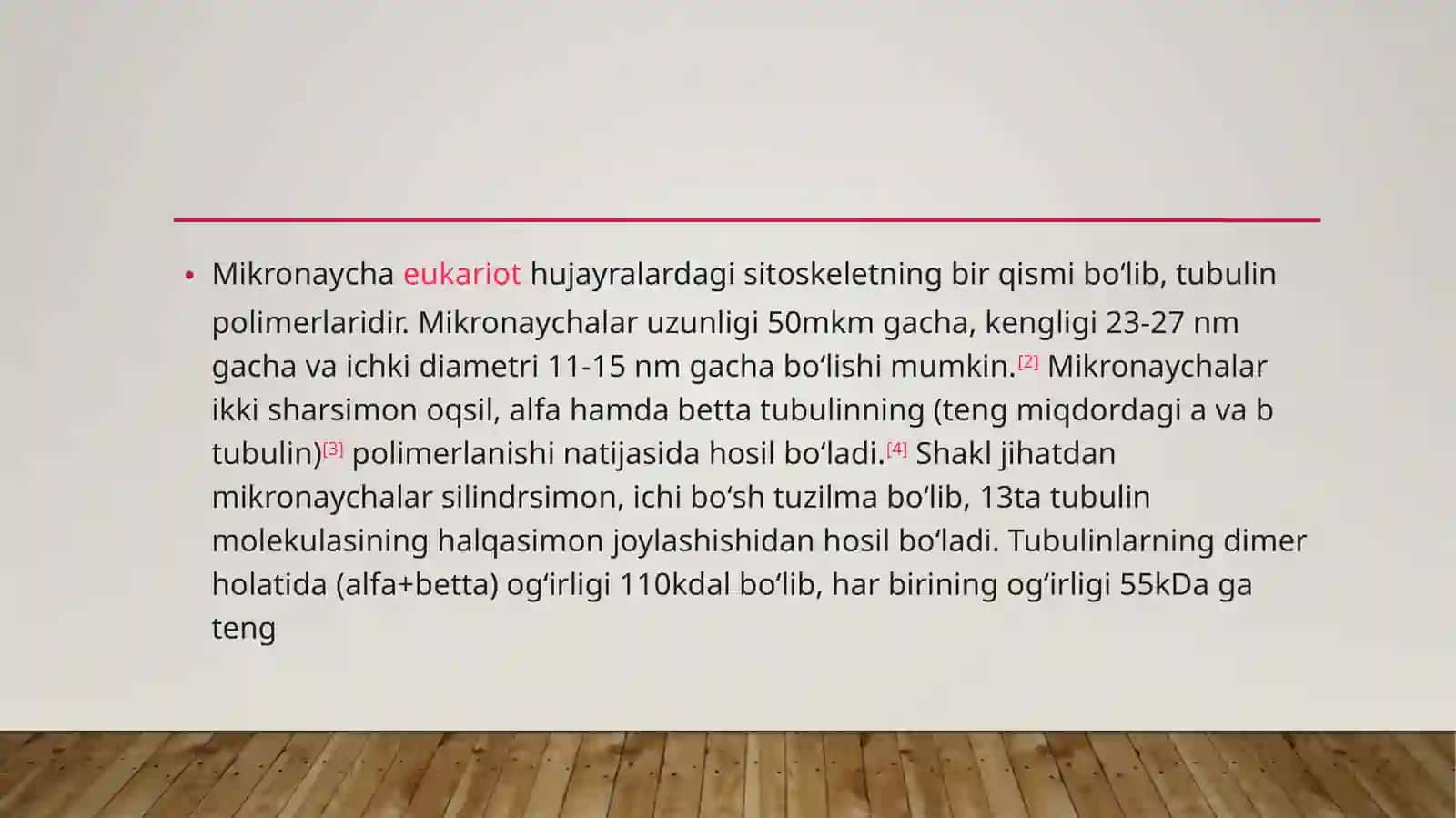 Hujayra setoskeletining sturukturaviy Va funksional Tashkil etilishi 4