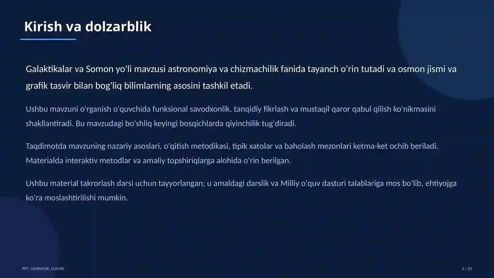 Galaktikalar va Somon yo'li (11-sinf) 4