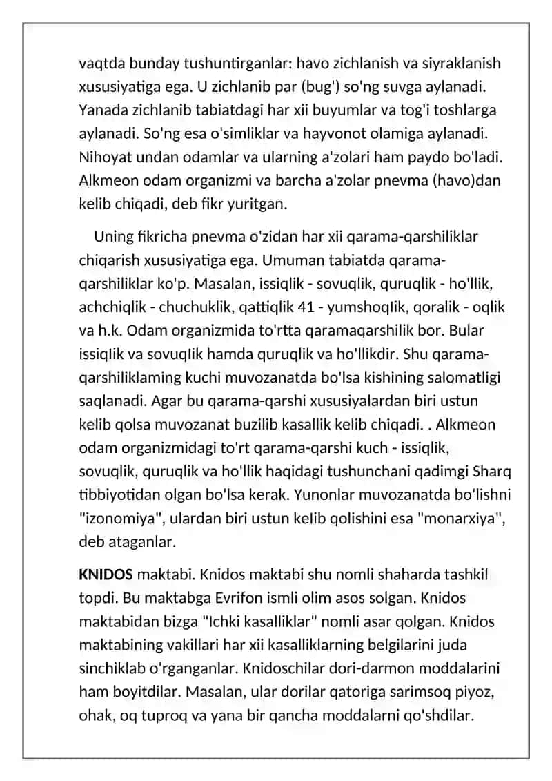 Insoniyat tarixidagi dorixonalar kasalxonalar va tibbiyot maktablarining ochilishi 4