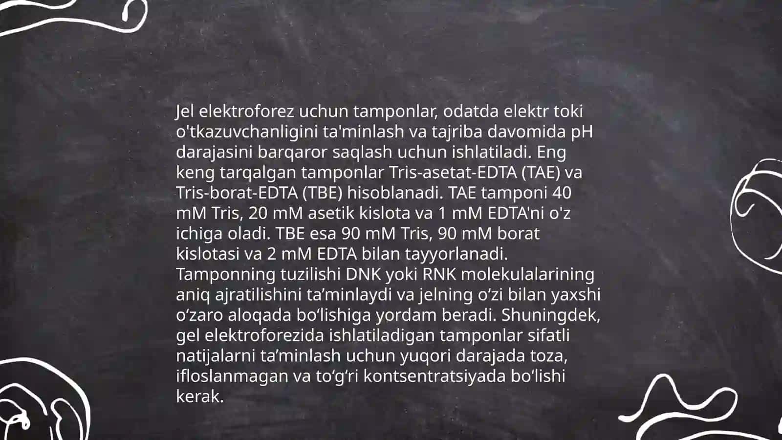 Elektrofarezda ishlatiladigan tashuvchilar ularning kamchiliklari 4