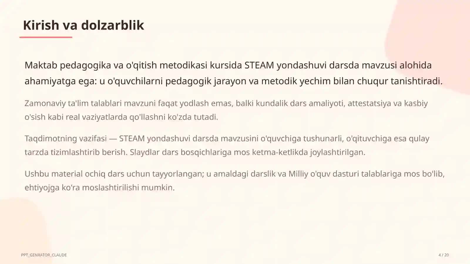 STEAM yondashuvi darsda 4