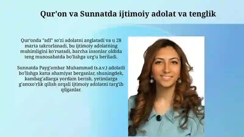 Islomda Inson Huquqlari, Ijtimoiy Tenglik va Adolat Asoslari 4