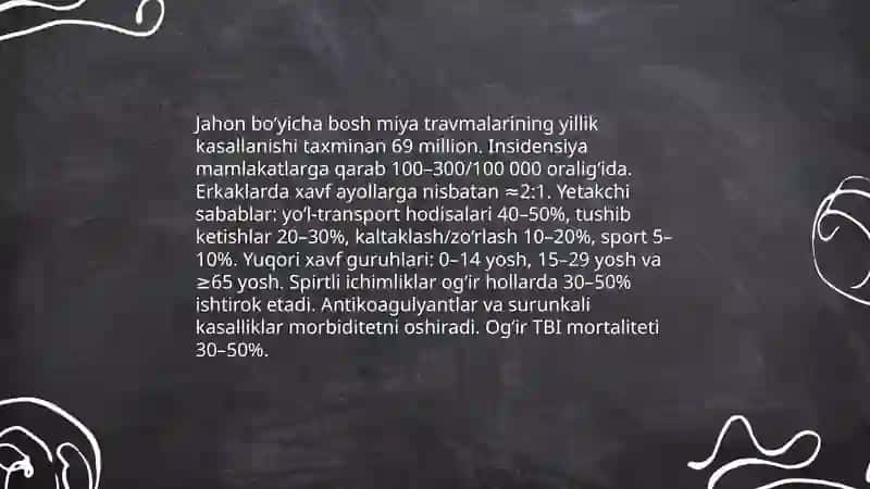 Bosh miya travmalari 4