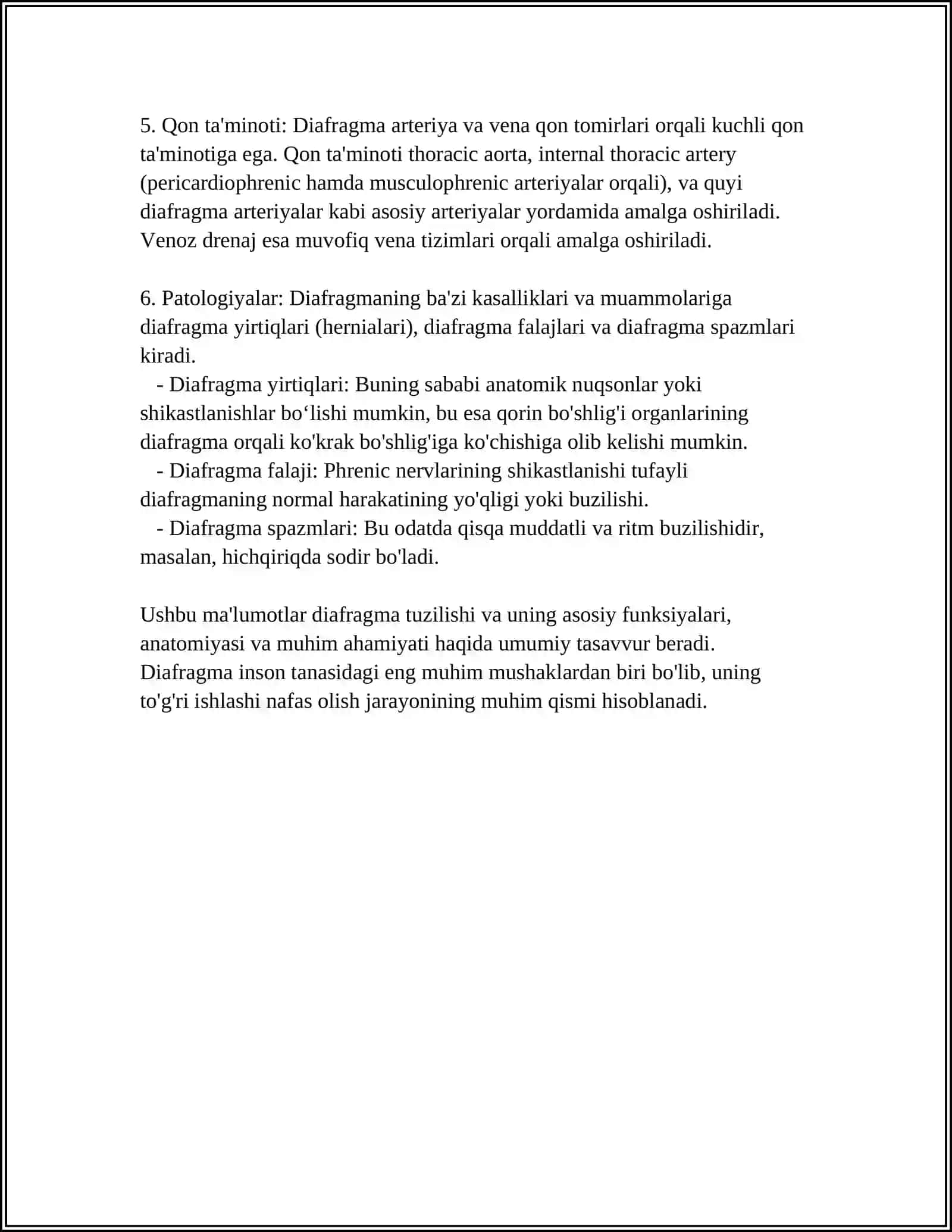 DIAFTAGMA QORINNING OQ CHIZIG'I VA CHOV KANALI TUZILISHLARI 4