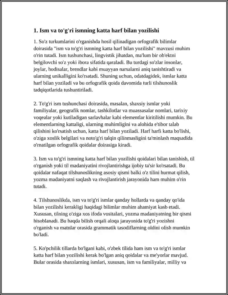 SO'Z TURKUMLARINI O'RGANISHDA HOSIL QILINADIGAN ORFOGRAFIK BILIMLAR 4