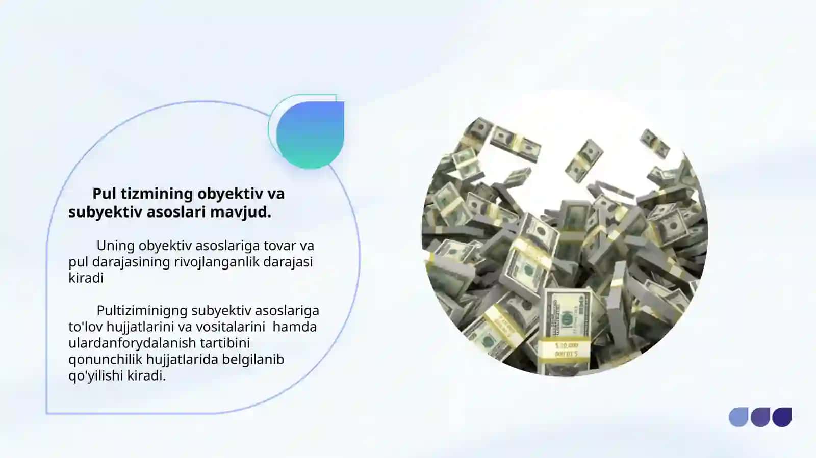 PUL TIZIMI VA UNING ASOSIY ELEMENTLARI 4