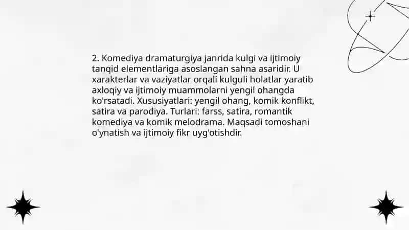 Dramaturgiya janrlari 4