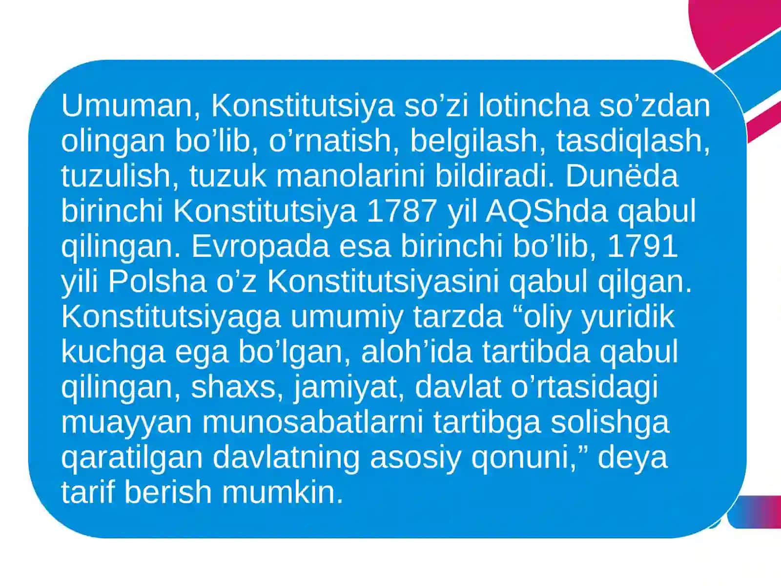 O’zbekistonda demokratik, fuqarolik   jamiyat asoslarining shakillanishi, amalga  oshirilgan siyosiy reformalar 4
