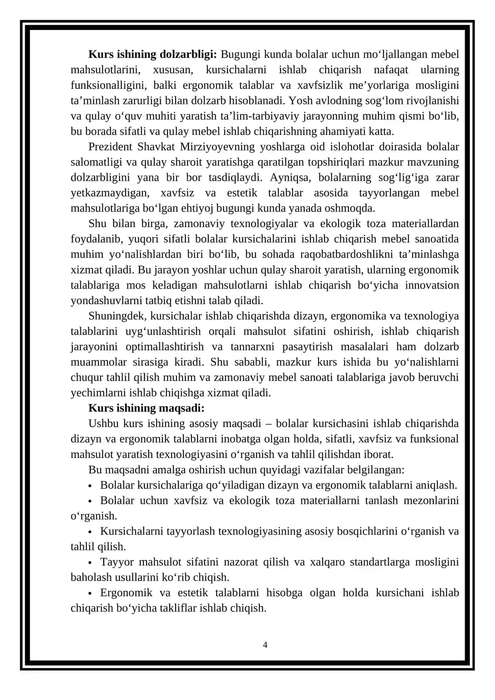 Bolalar kursichasini tayyorlash texnologiyasi (Bollar kursichasini yasash) 4