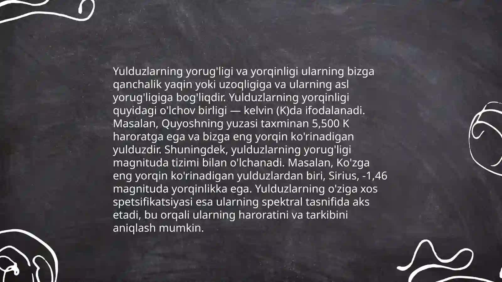 Yulduzlarning radiuslarini hisoblash 4