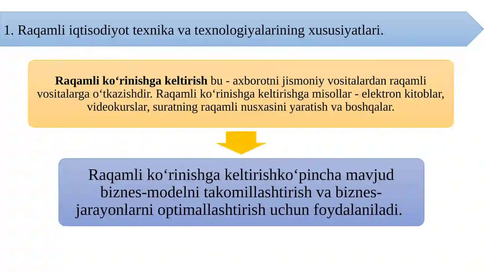 5-mavzu. Raqamli iqtisodiyotning rivojlanish darajasini baholash metodologiyasi (4-soat) 4