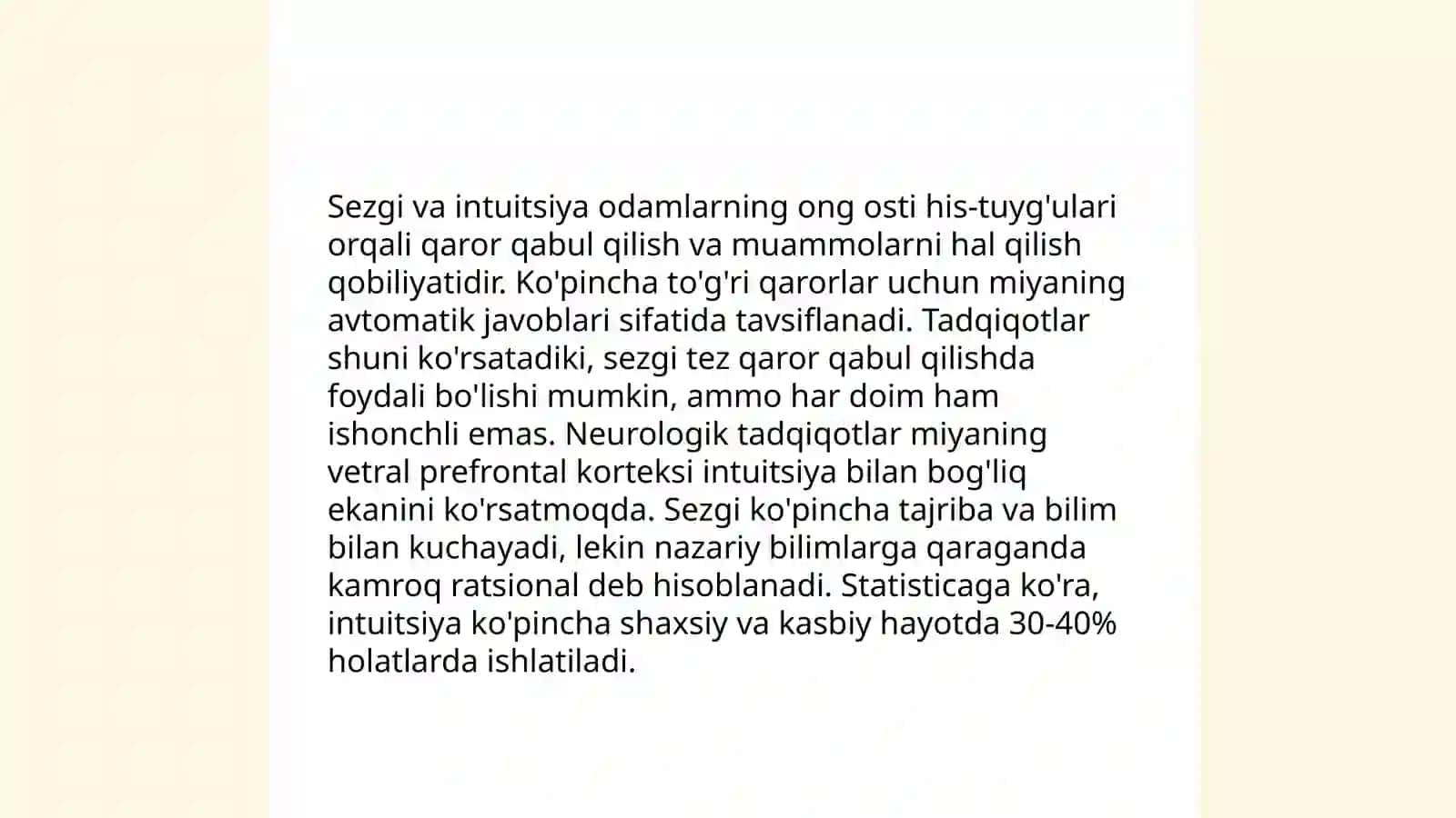 Sezgi 4
