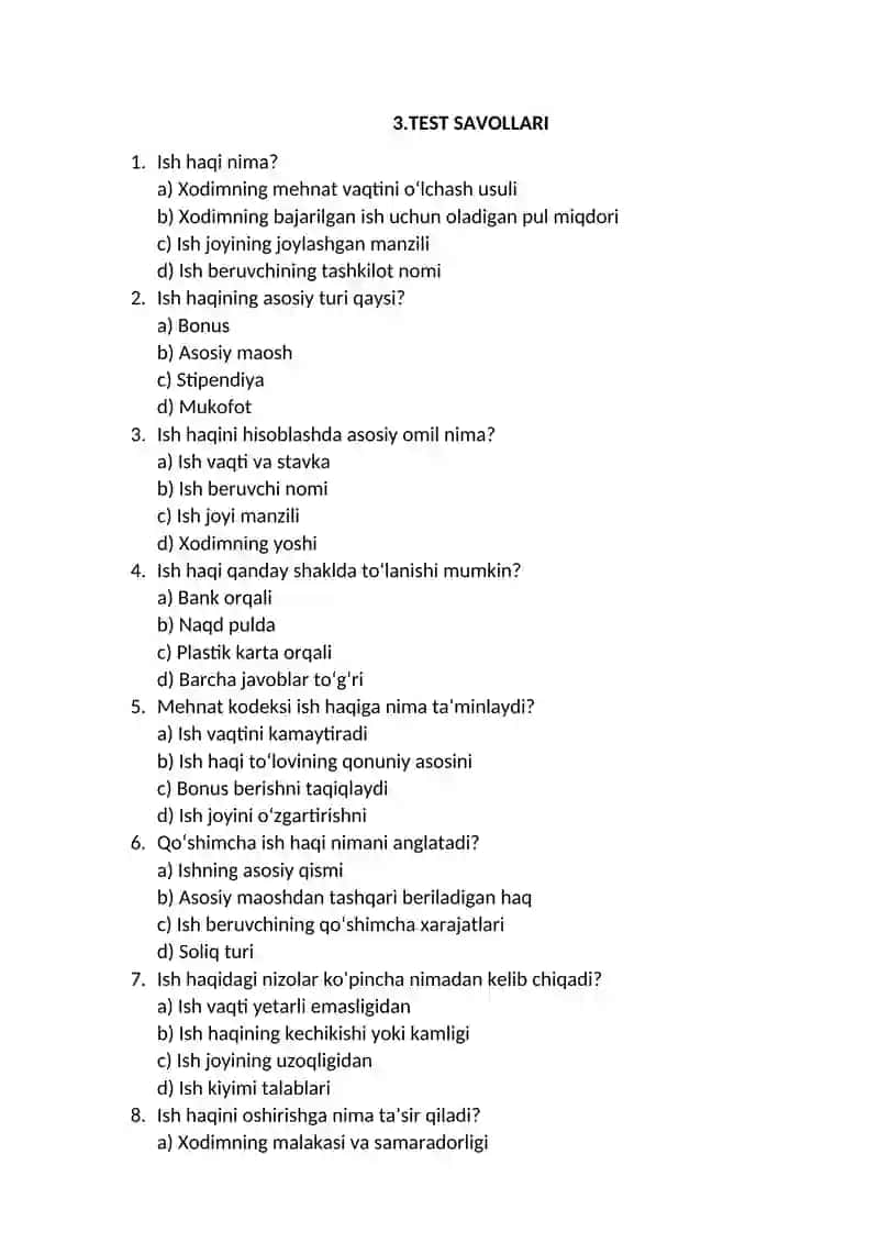 Ish haqi 4