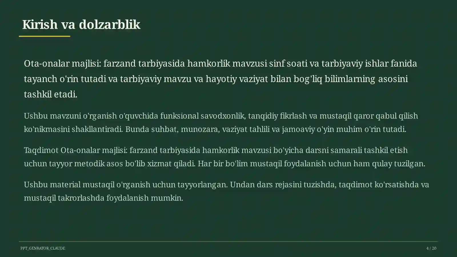 Ota-onalar majlisi: farzand tarbiyasida hamkorlik 4