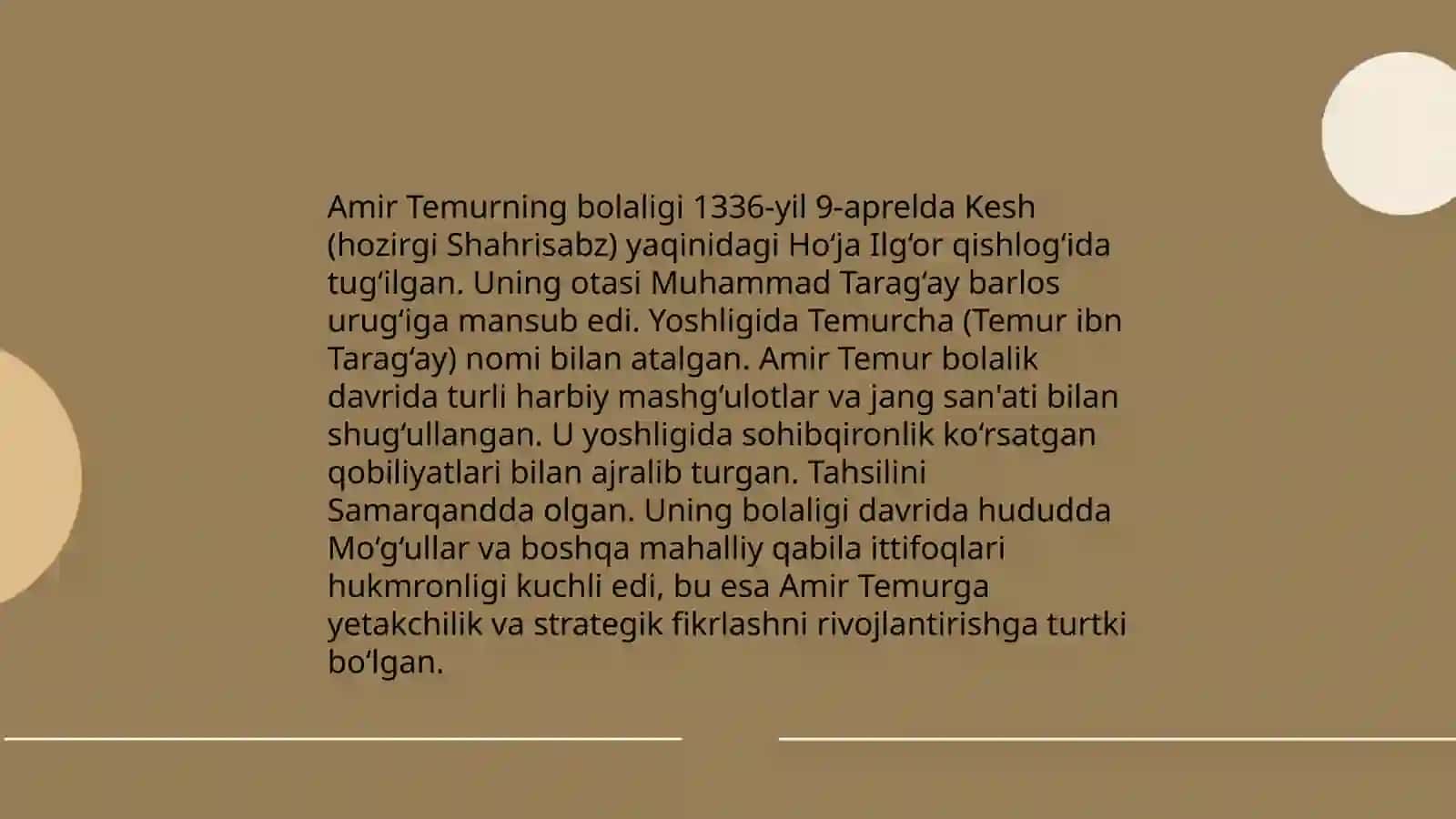 Amir Temur hayoti 4