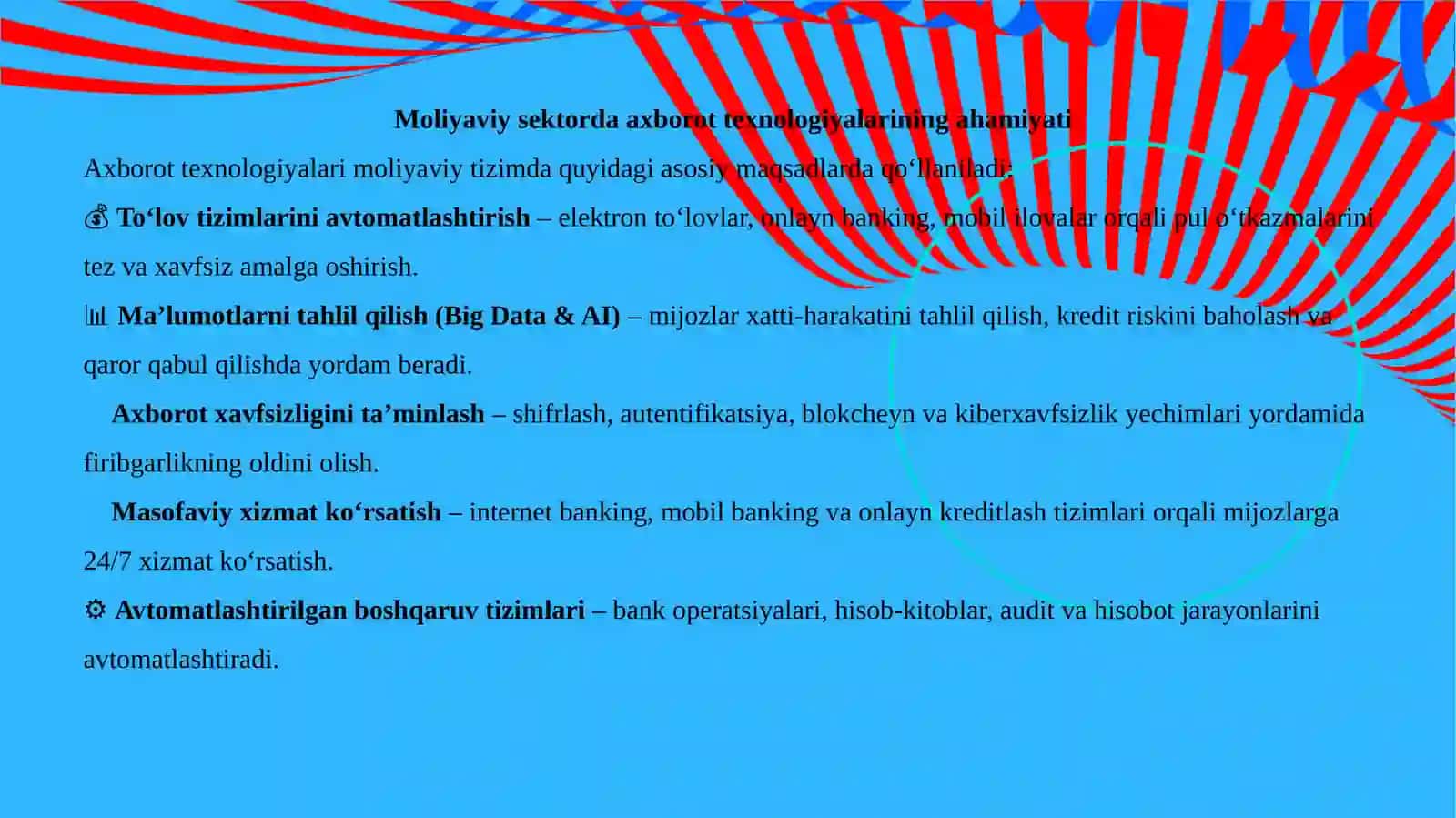 Moliyaviy sektorda axborot texnologiyalari 4
