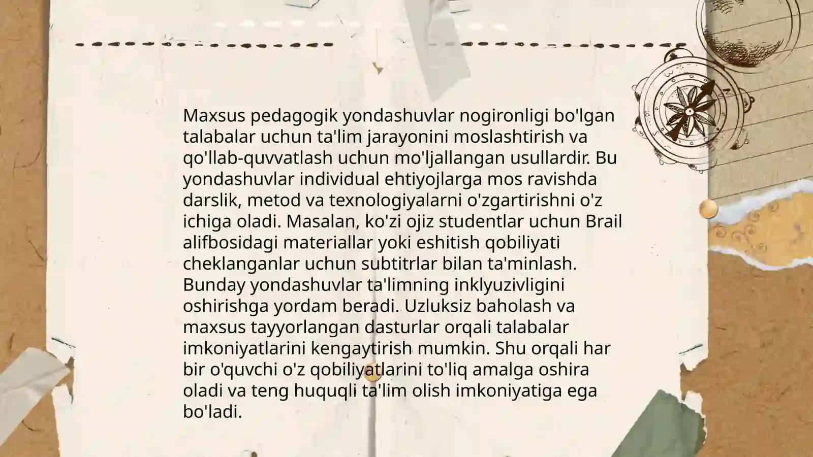 Onkalogik kasalliklar bilan ogʻrigan bolalarning taʼlimdagi ehtiyoj xususiyatlari 4