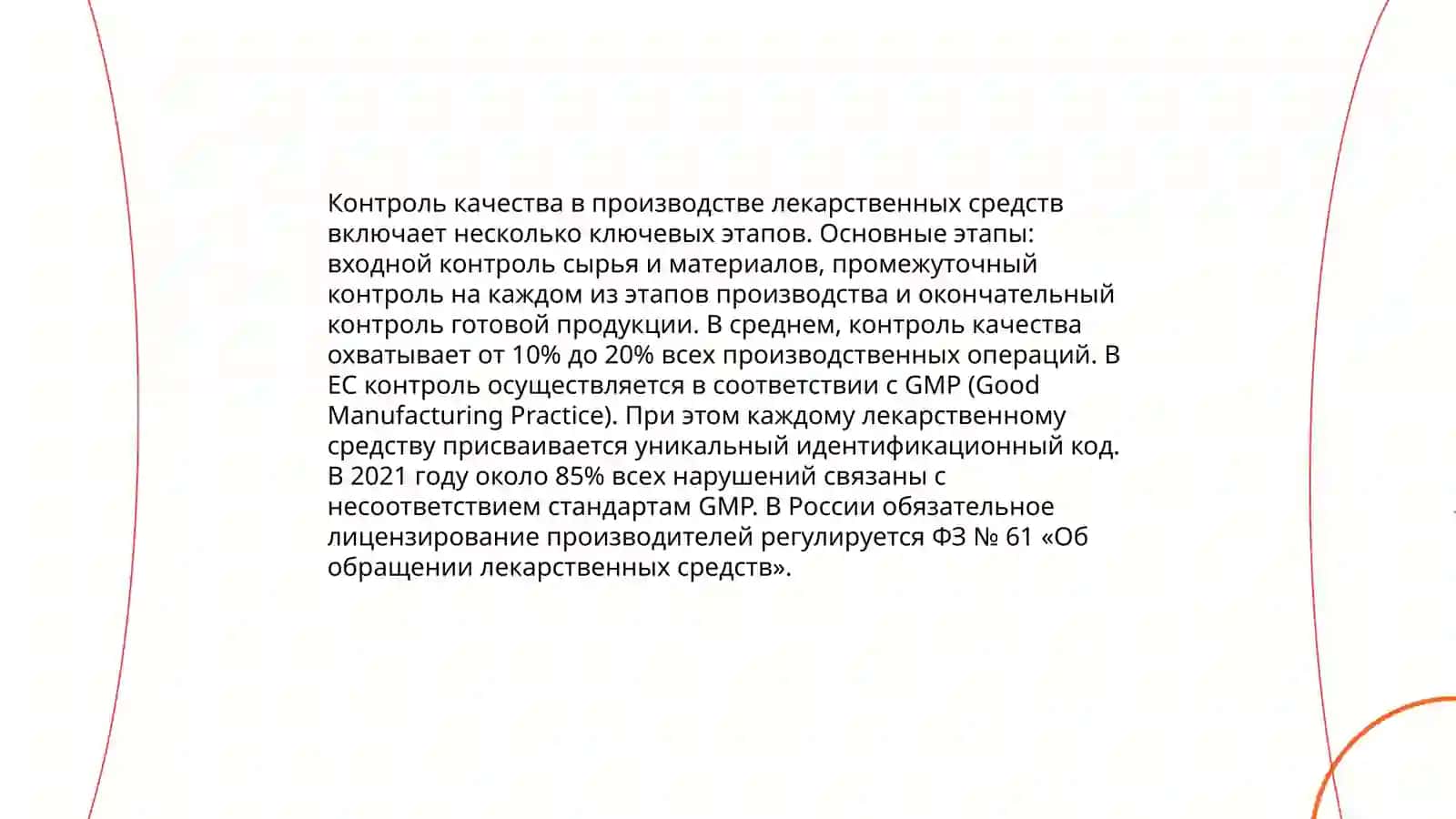 Производство активных фармацевтических ингредиентов (АФИ) 4
