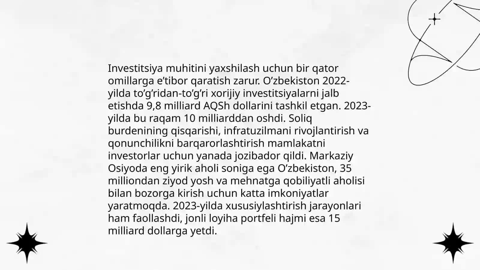 Investitsiya va uning iqtisodiyotdagi o‘rni 4