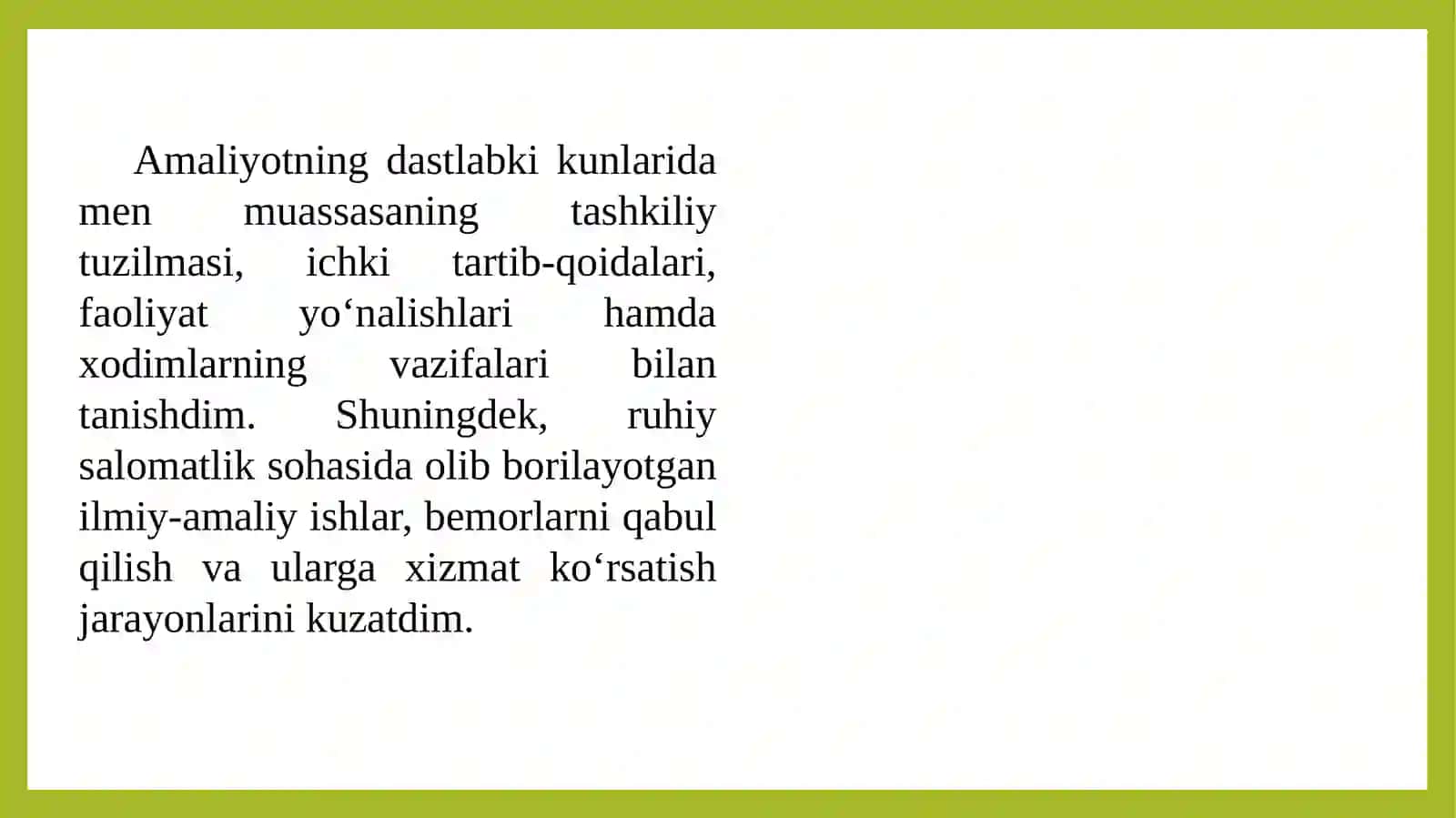 Stress va ruhiy salomatlik shaxsga yordam berish 4