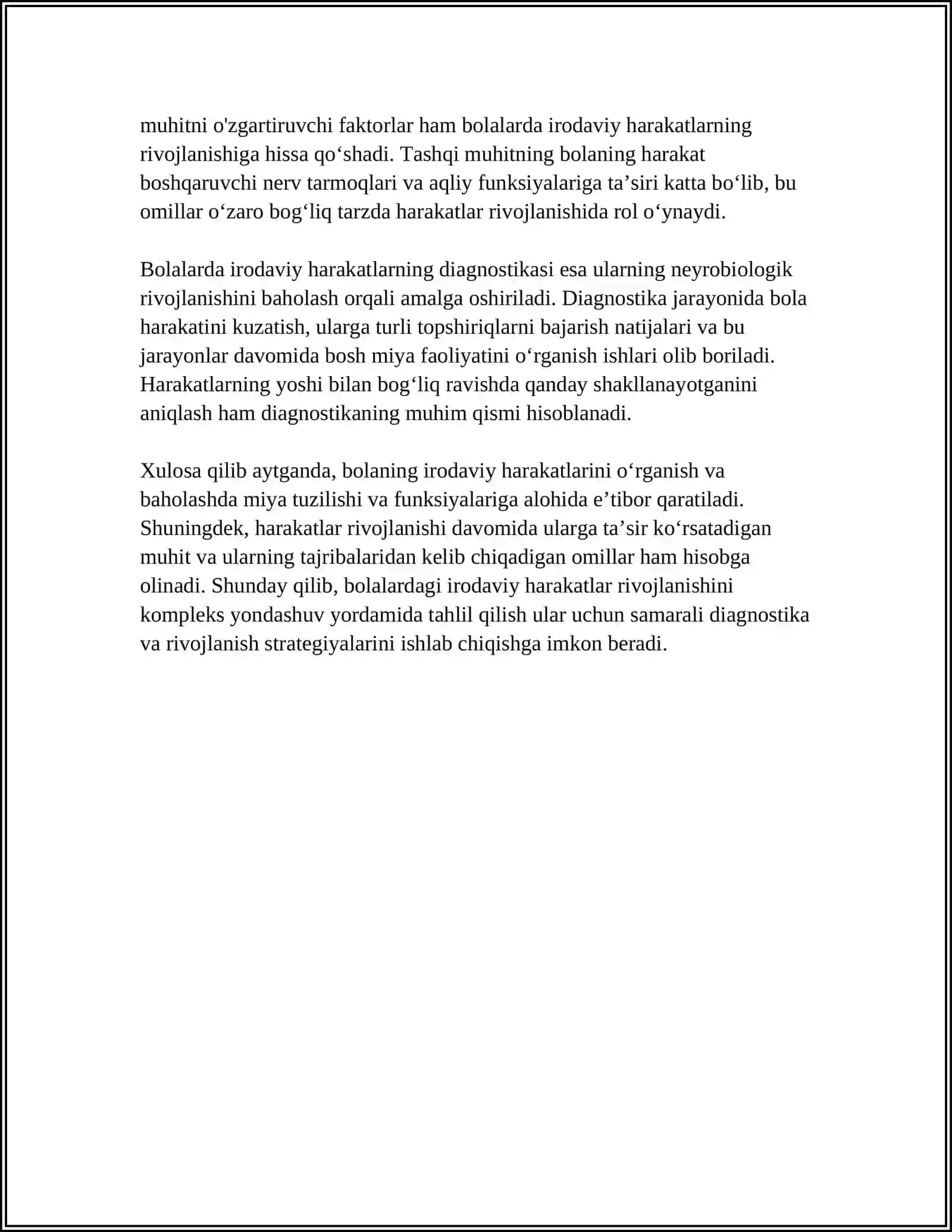 IRODAVIY HARAKATLARNING BOLALARDA RIVOJLANISHI VA DIAGNOSTIKASI 4
