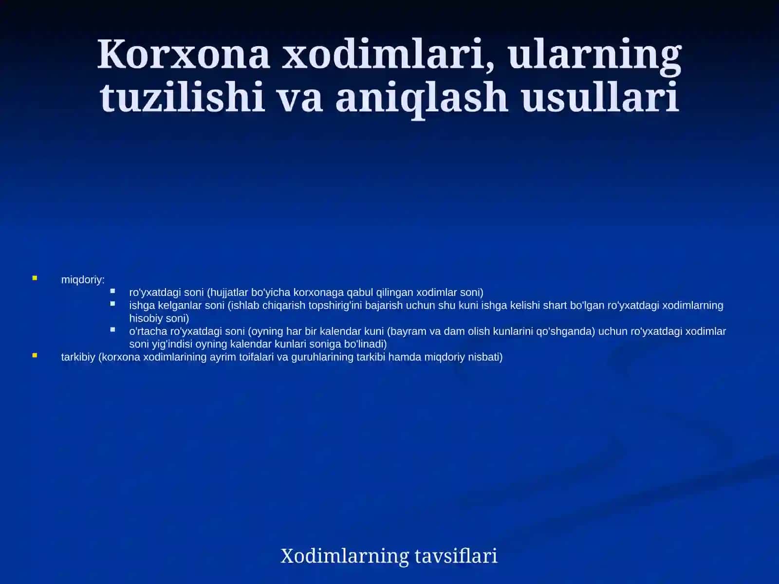 Iqtisodiyot - Shaxsiy korxona 4