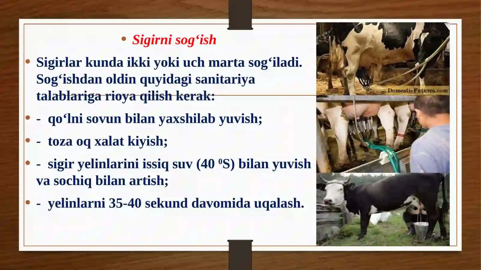Sutni qayta ishlash Sut maxsulotlari texnologiyasi 4