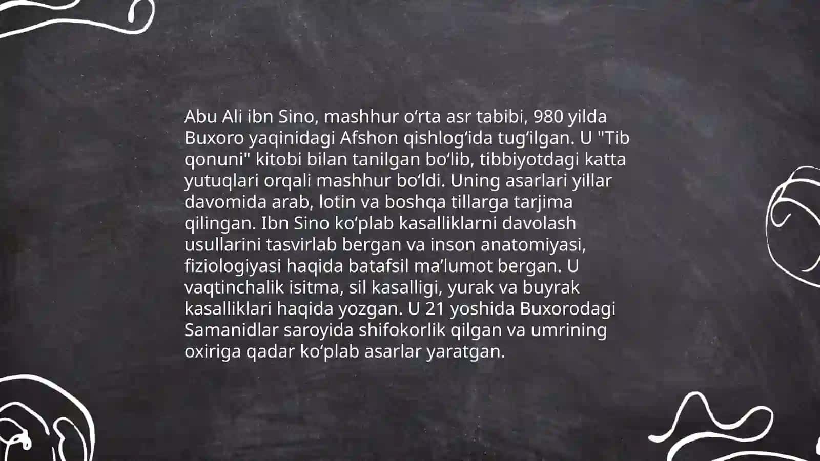 Markaziy Osiyo Mutafakirlari jahon ilm-faniga qoʻshgan hissalari 4