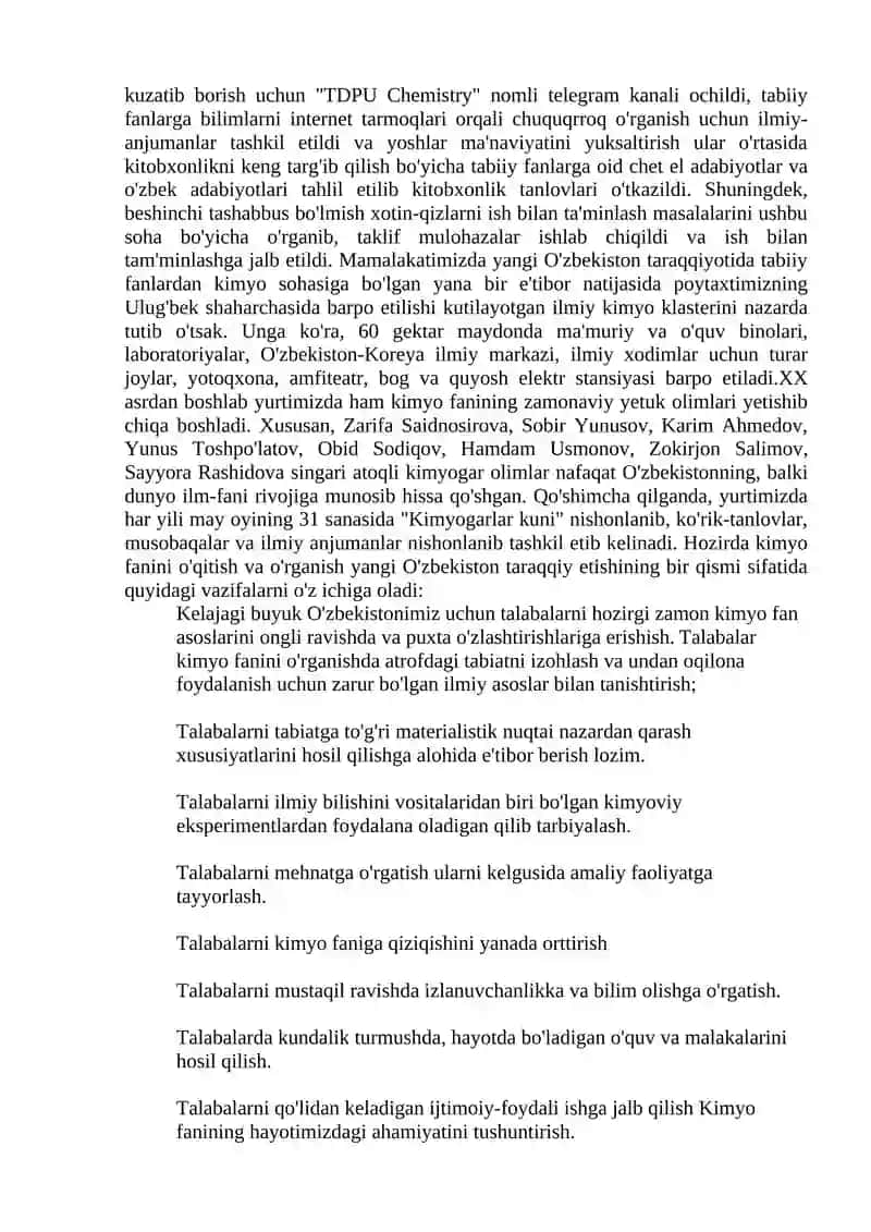 O'zbekistonda kimyo va uning tarixi 4