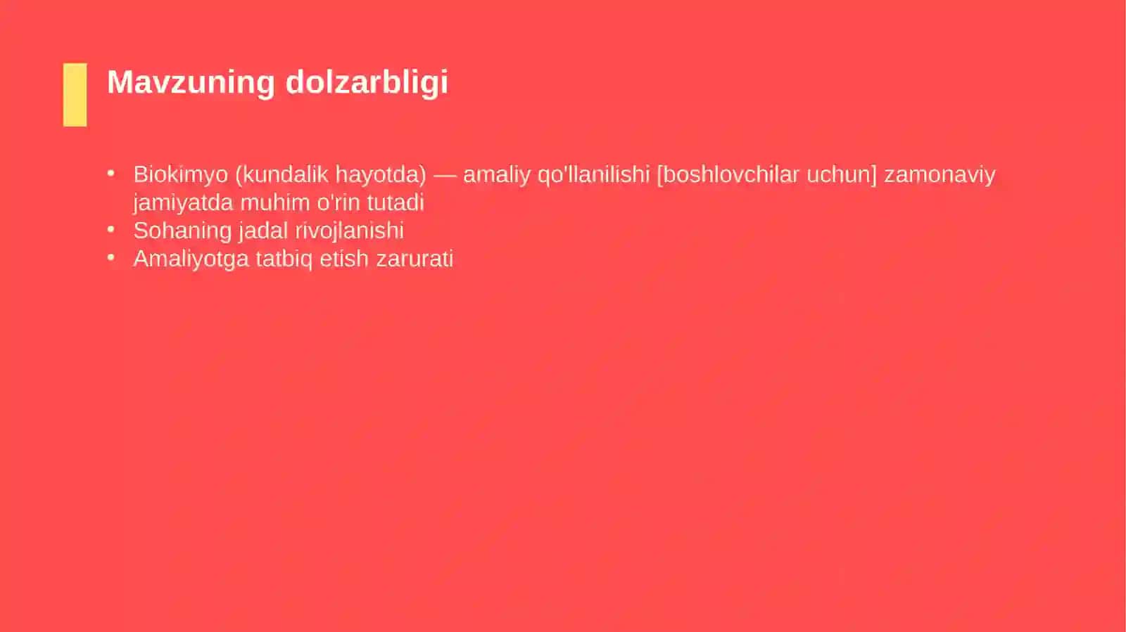 Biokimyo (kundalik hayotda) — amaliy qo'llanilishi [boshlovchilar uchun] 4