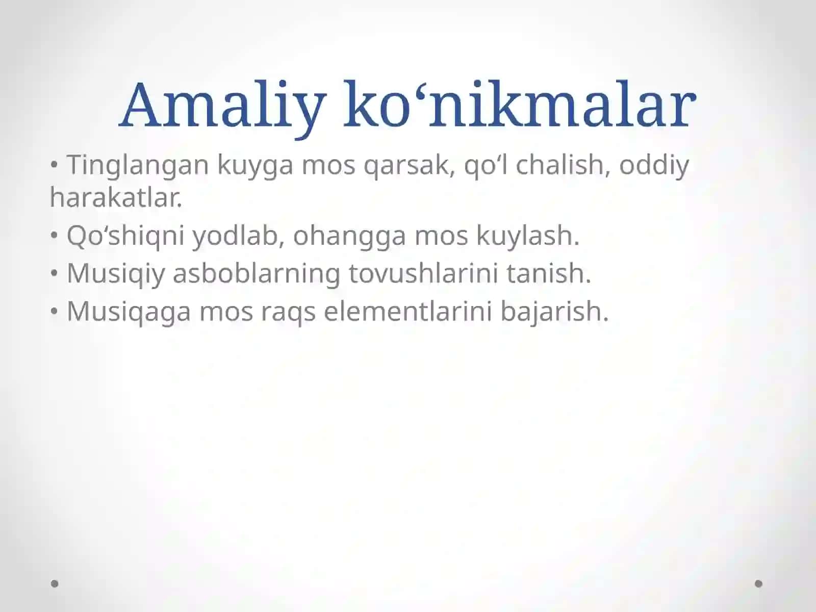 Musiqa Tinglash va Idrokitish 4