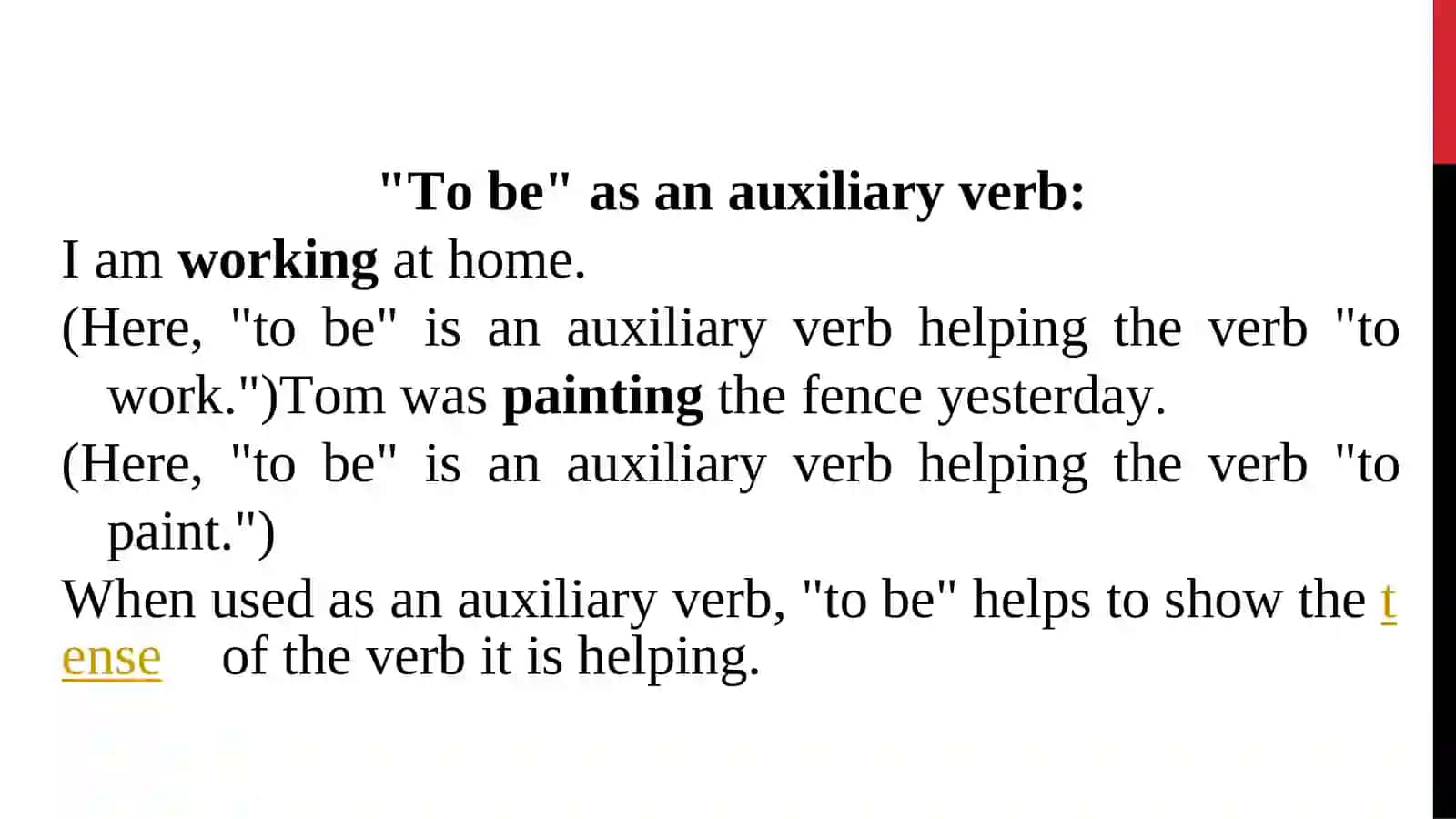The Verb "To Be" Explained 4