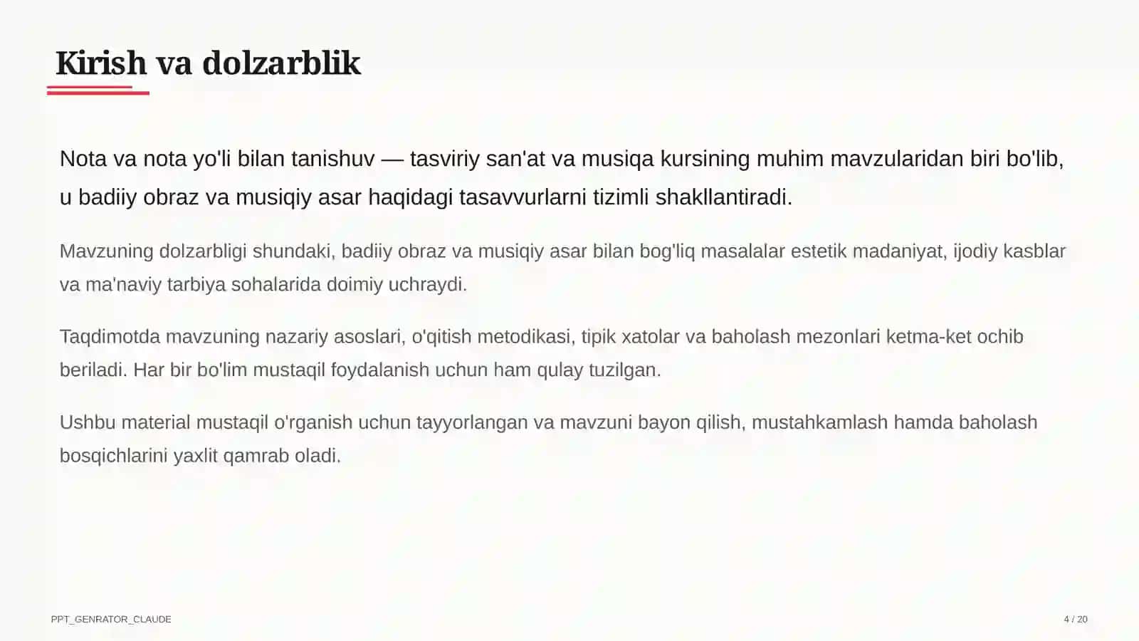 Tasviriy san'at va musiqa (1– 7) 4