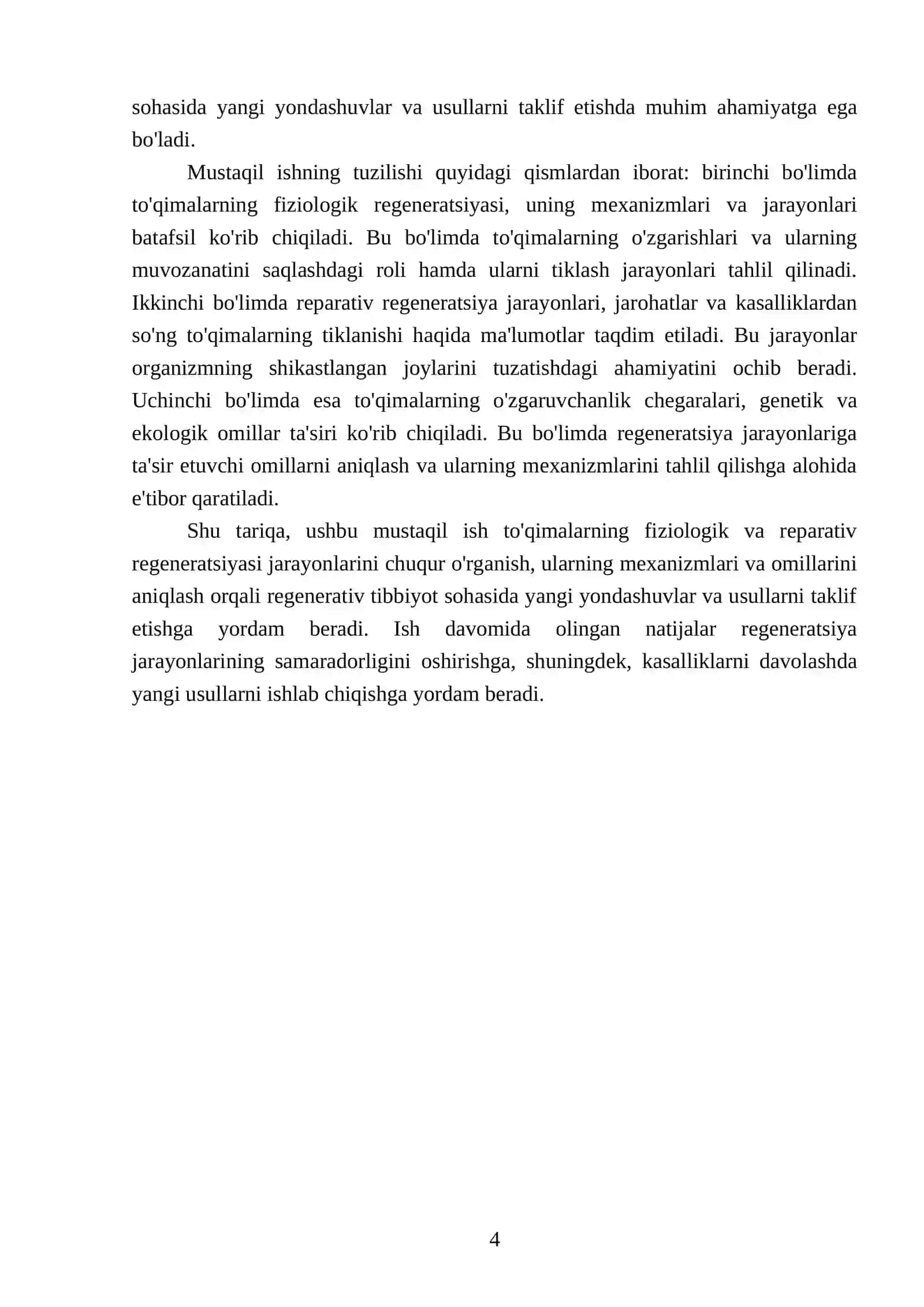 To'qimalarning fiziologik va reparativ regeneratsasi 4