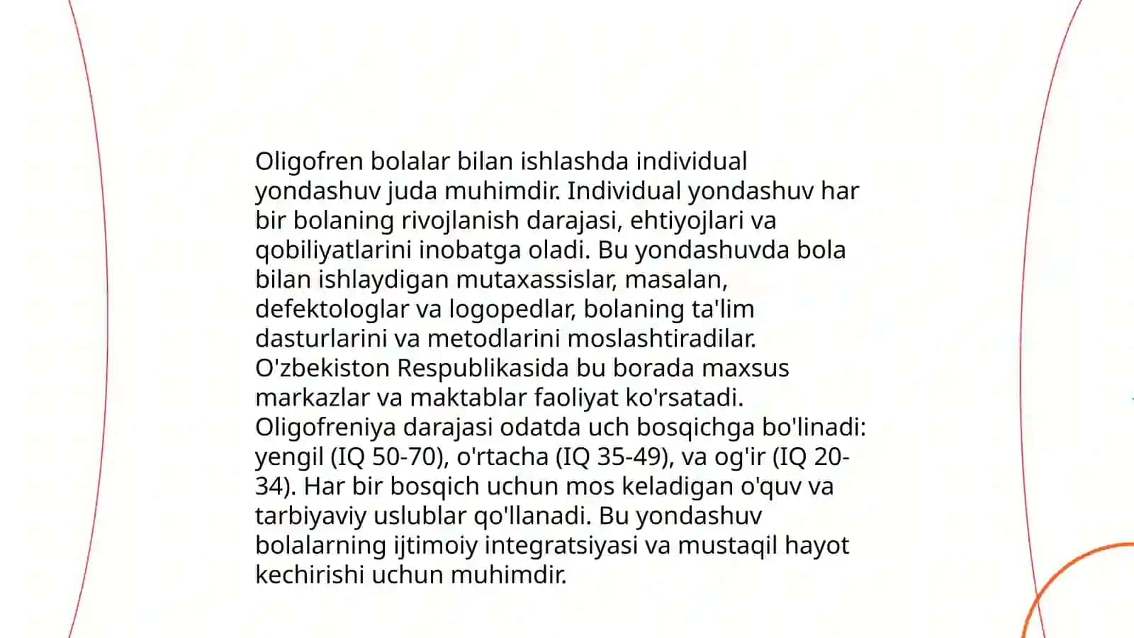 Defektalogiya yo'nalishi 4