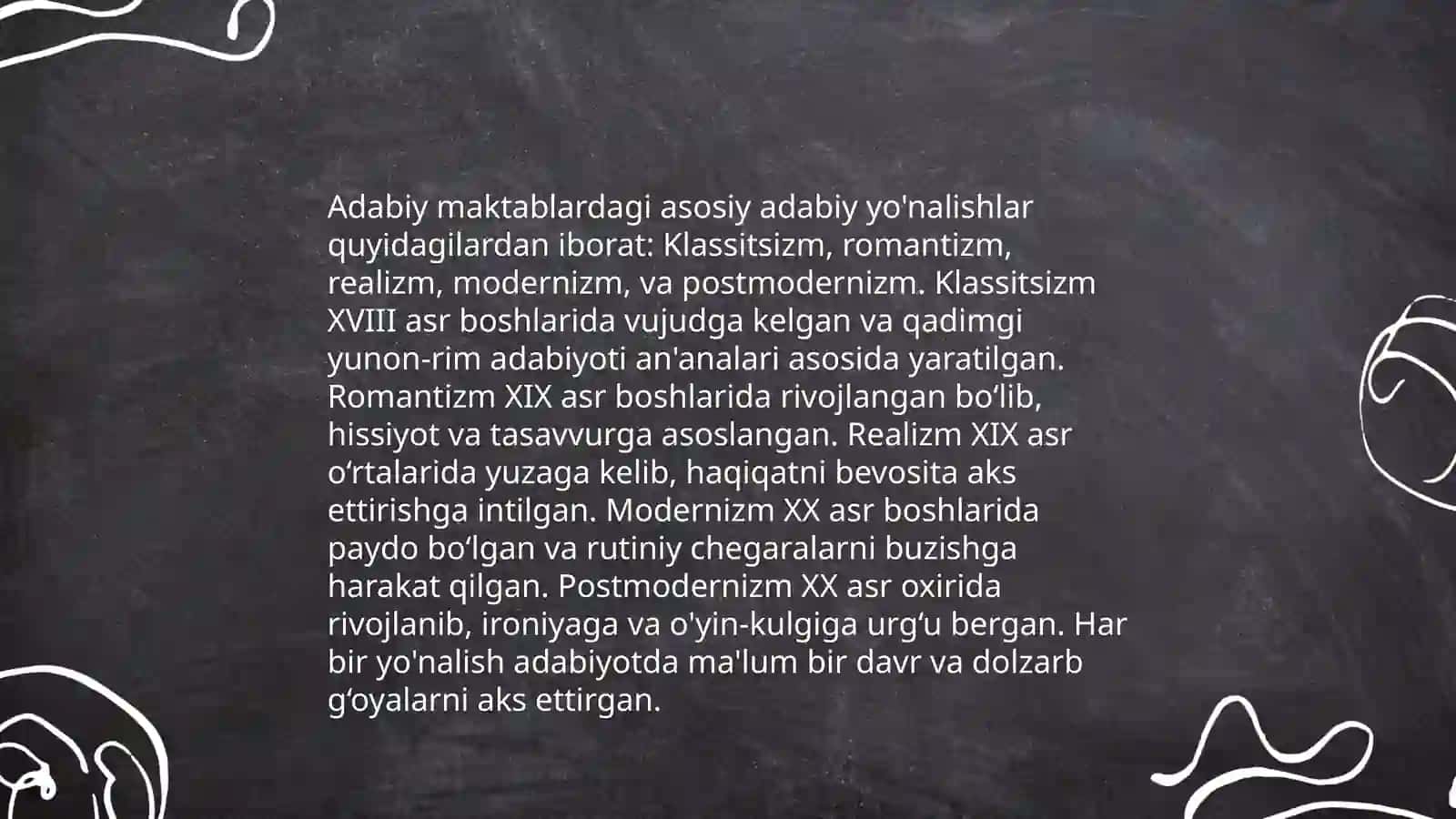 Adabiy maktablar 4