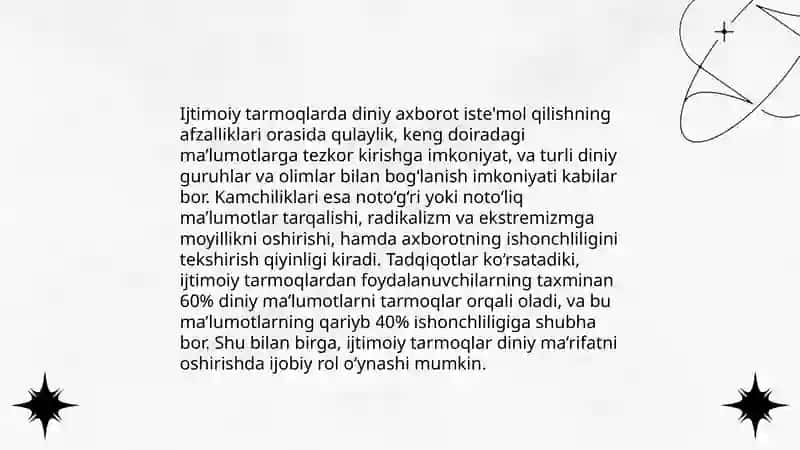 Ijtimoiy tarmoqlarda diniy axborot ist’emoli madaniyatini tarbiyalashning zarurati 4